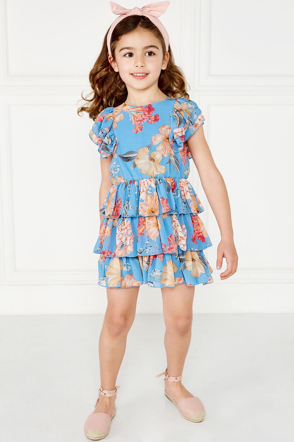 Beverly Tier Dress | Junior Girls 2-7 Dresses | Bardot Junior