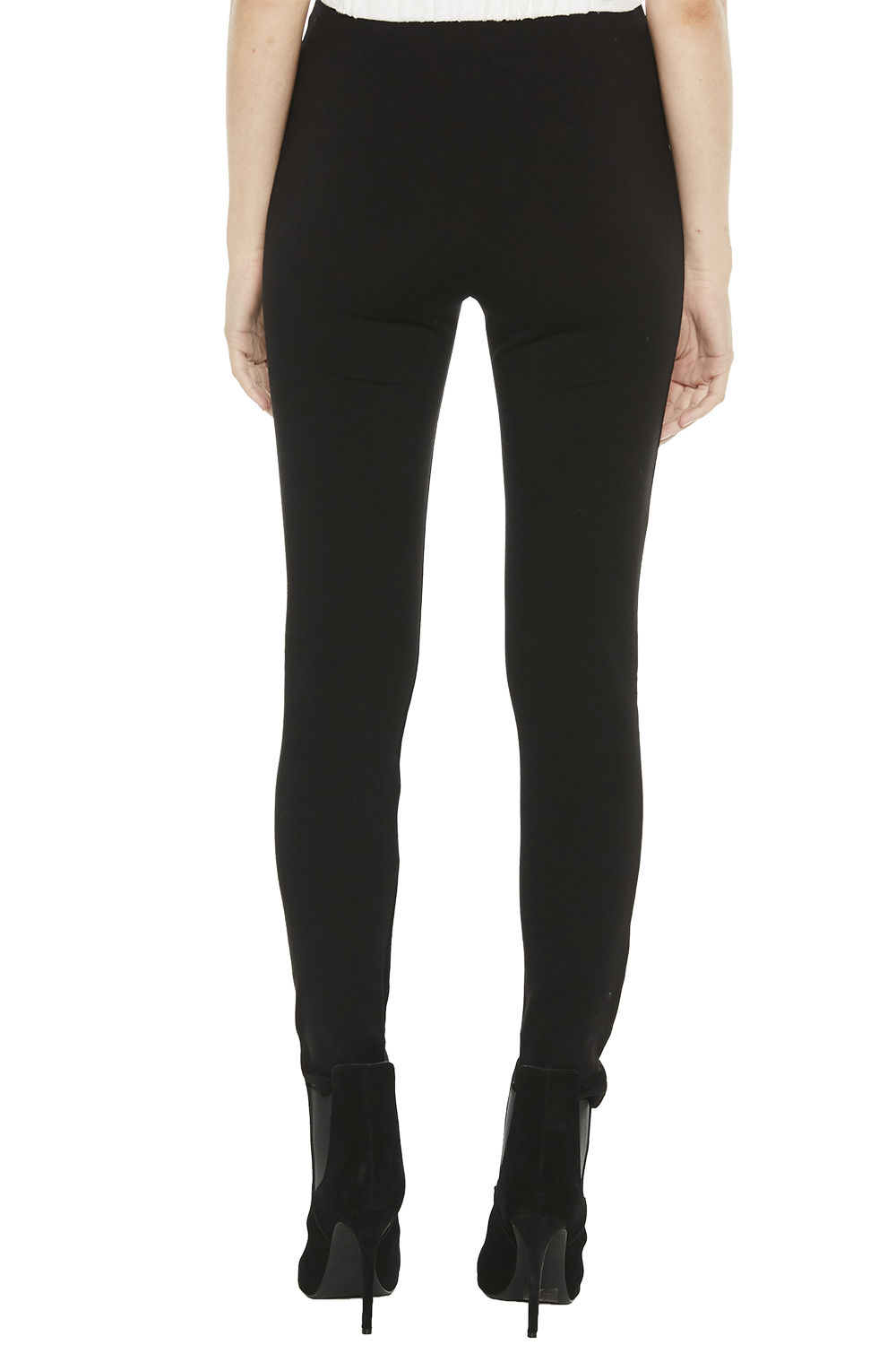 Buy Gia Curves by Westside Black PinstripeDetailed Ponte Pants Online at  best price at TataCLiQ