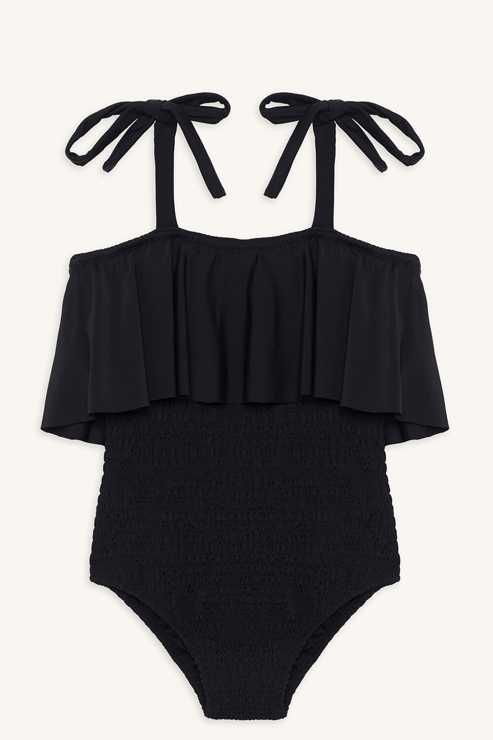 bardot swimsuit with straps