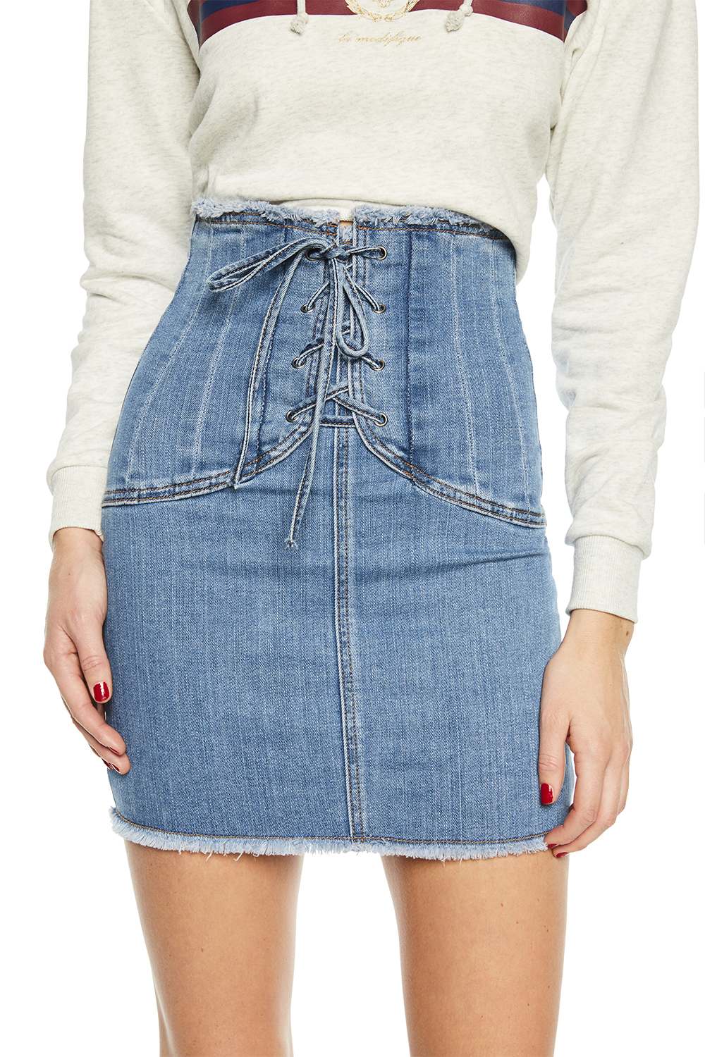 Corset Denim Skirt | Ladies Clothing & Skirts | Bardot