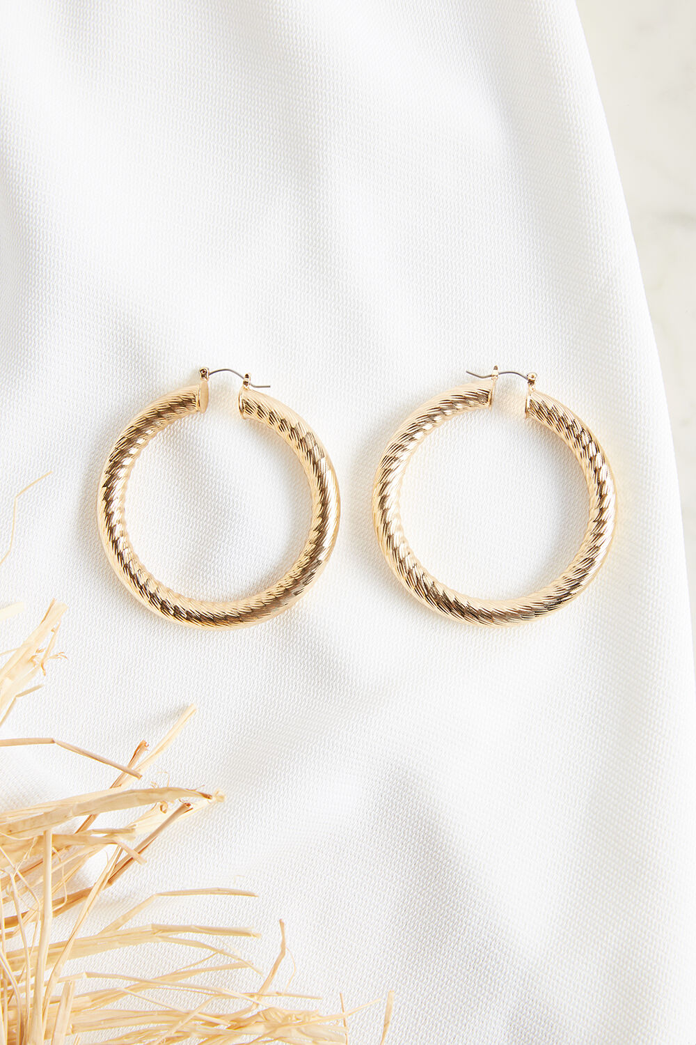 Side Cut Hoop Earrings | Ladies Accessories & Jewellery | Bardot