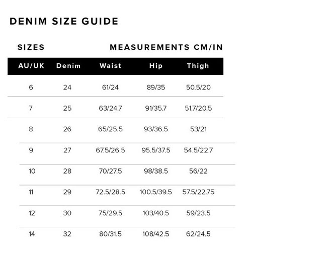 size 12 womens jeans in european